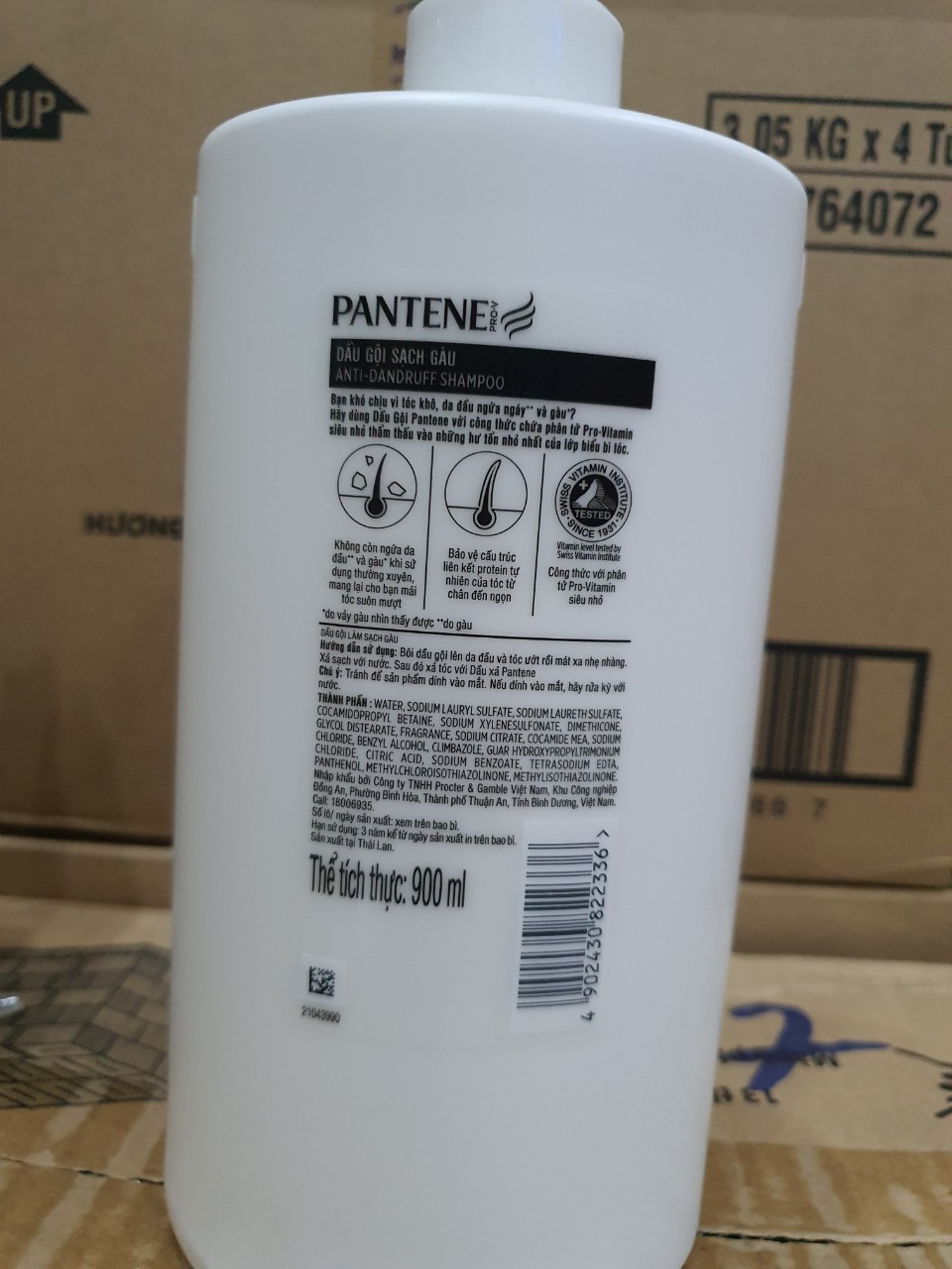 Dầu Gội Pantene làm SẠCH GÀU (900ML) SX 2024