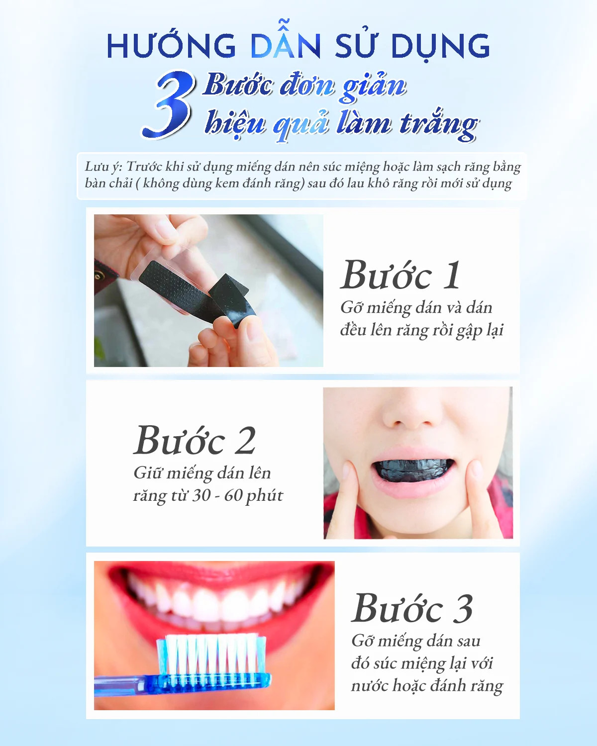 💖Miếng dán trắng răng Anriea - Miếng lẻ dùng thử