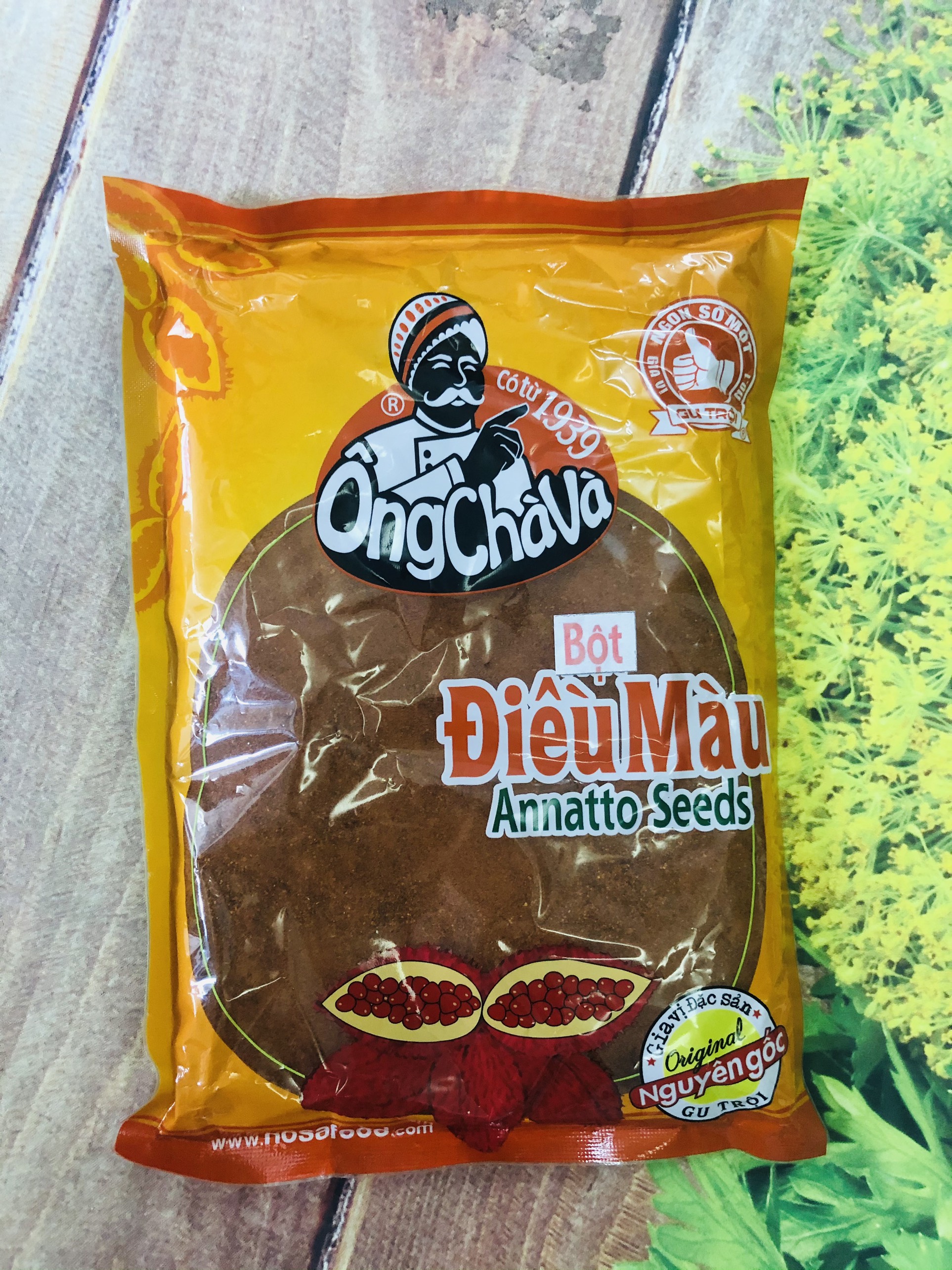 bột điều màu ong chà và 500gr