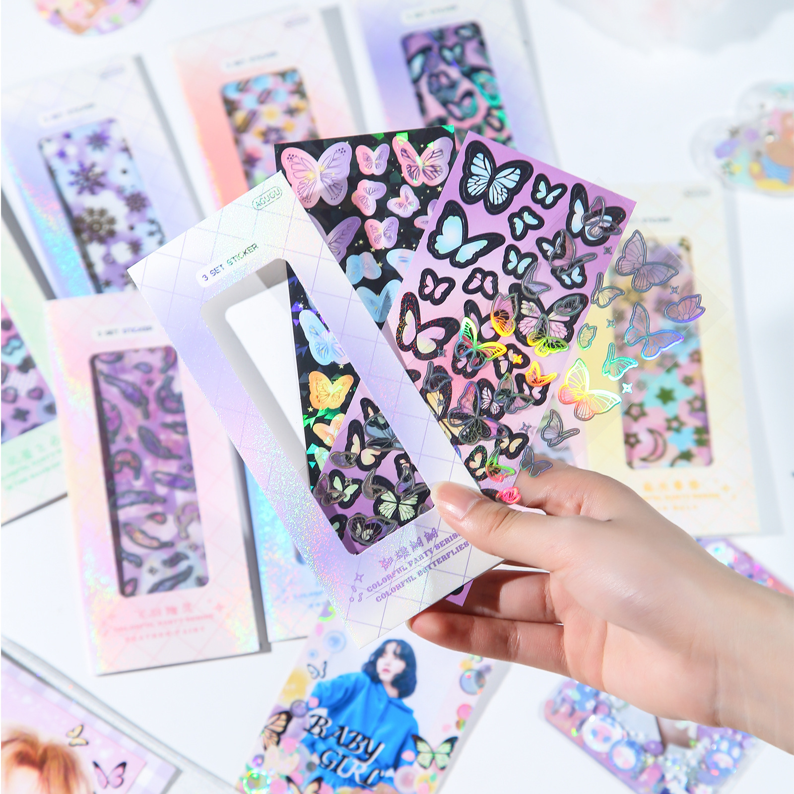 Set 3 Sticker Hologram