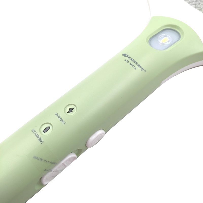 Vợt Muỗi Kamisafe KM-3837A - Trắng Xanh
