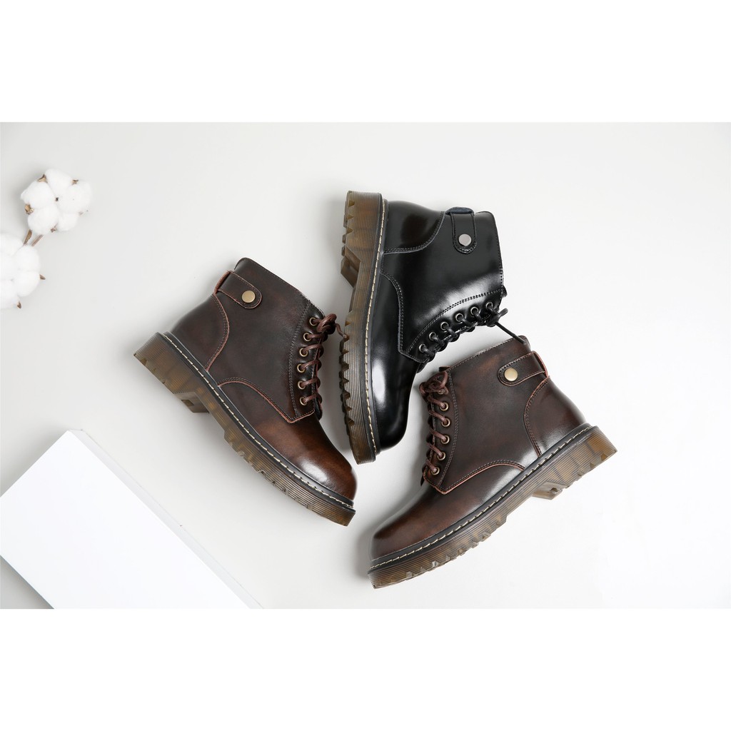 KAI boots - Boots da bò nữ phong cách vintage, retro
