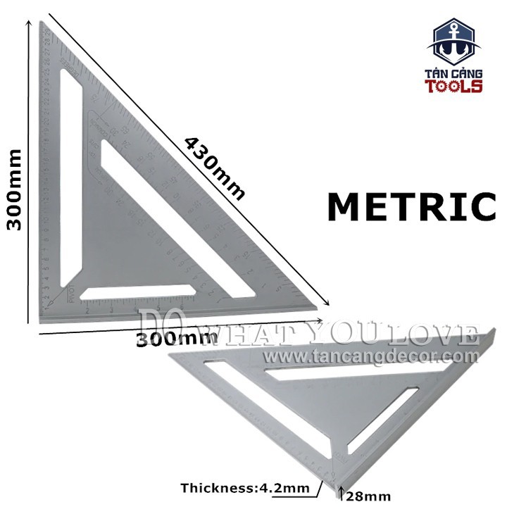Eke Nhôm Trắng Hệ 30 CM BANGPAI