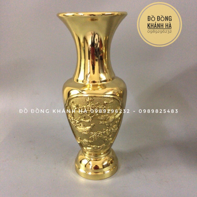 Lọ Lục Bình Đồng Thau Nguyên Chất Đủ Kích Cỡ