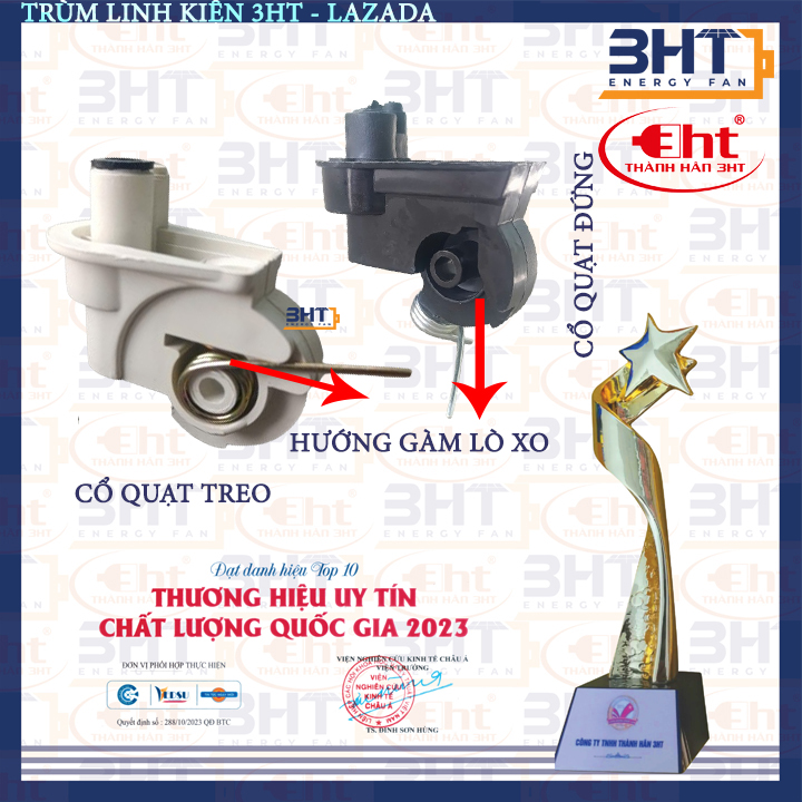 Cổ quạt treo đứng lỡ - quạt b3 b4