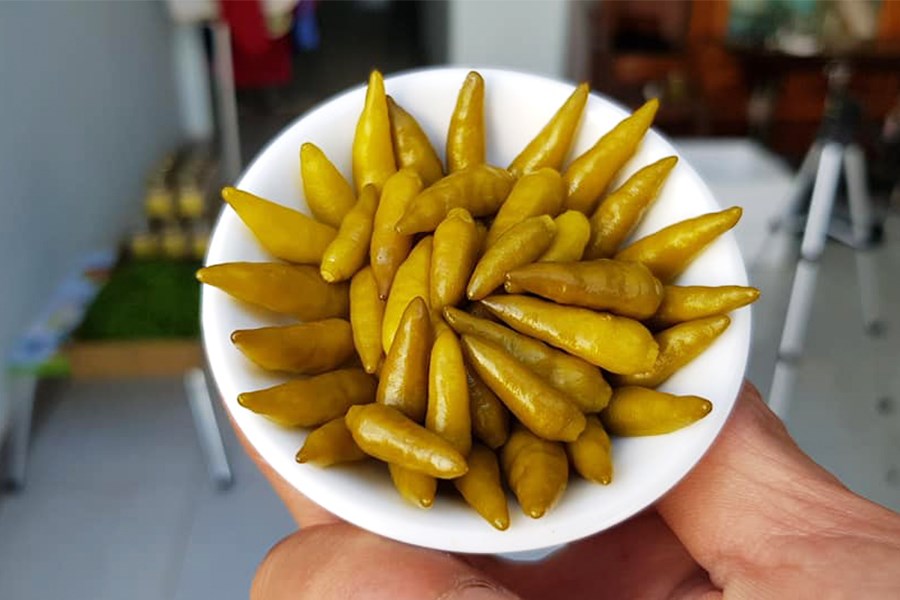 ỚT XIÊM NGÂM MẮM HỦ 500GR