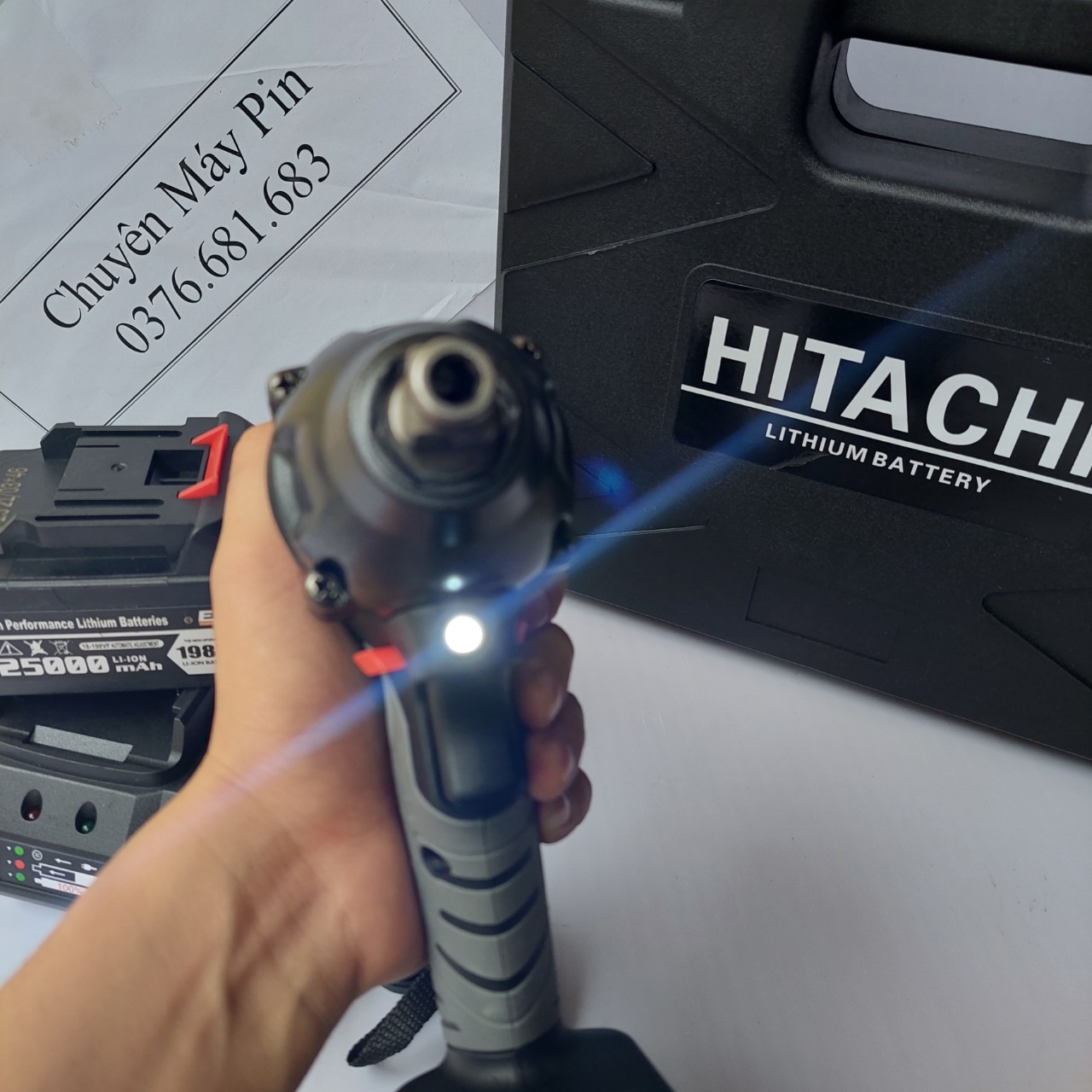[HÀNG HOT] Siết Bulong Hitachi Không Chổi Than 198v