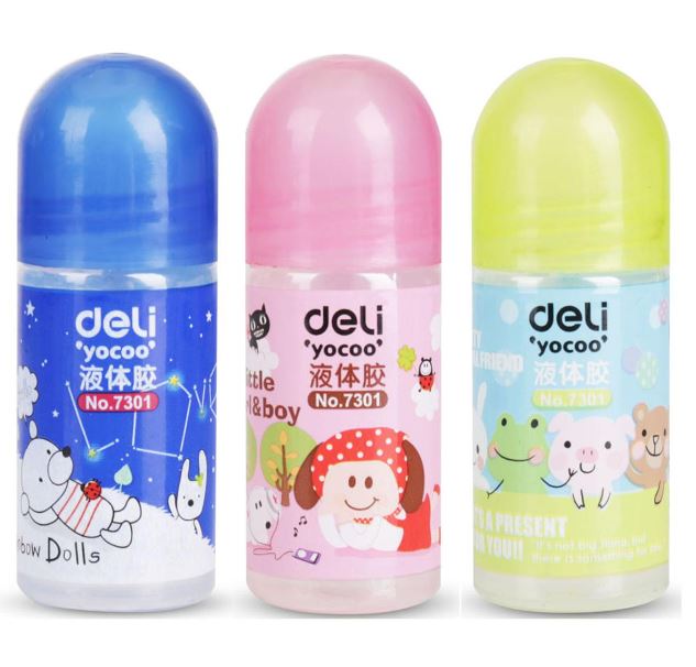 [1 Lọ] Keo Dán Giấy Hình Gấu DELI E7301