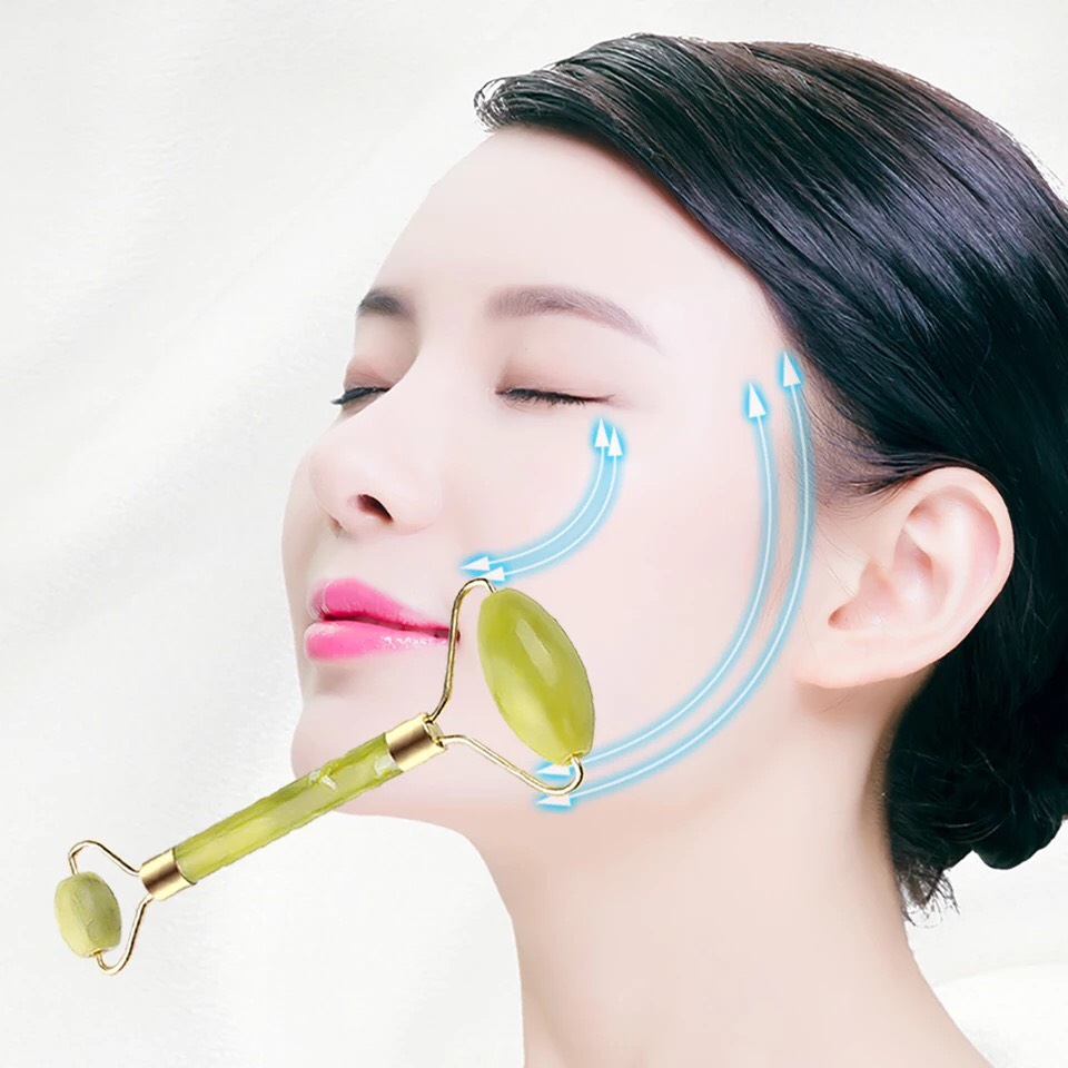 [FREESHIP MAX] Cây Lăn Massage Trị Liệu Đá Cẩm Thạch 2 Đầu