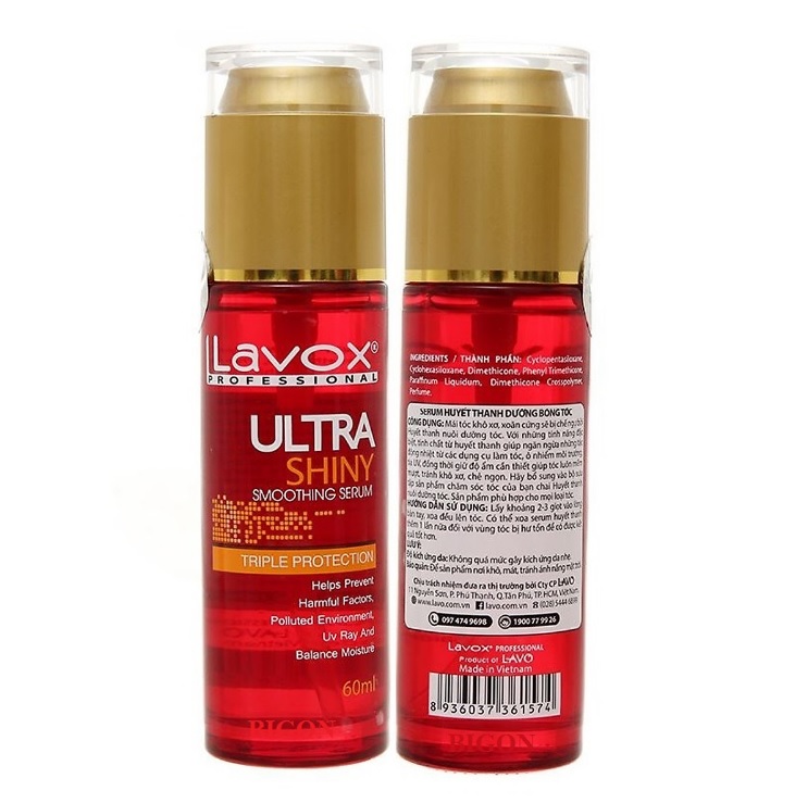 Dầu dưỡng tóc - Lavox Hair Coat - Dưỡng bóng chống khô sơ chẻ ngọn - LT