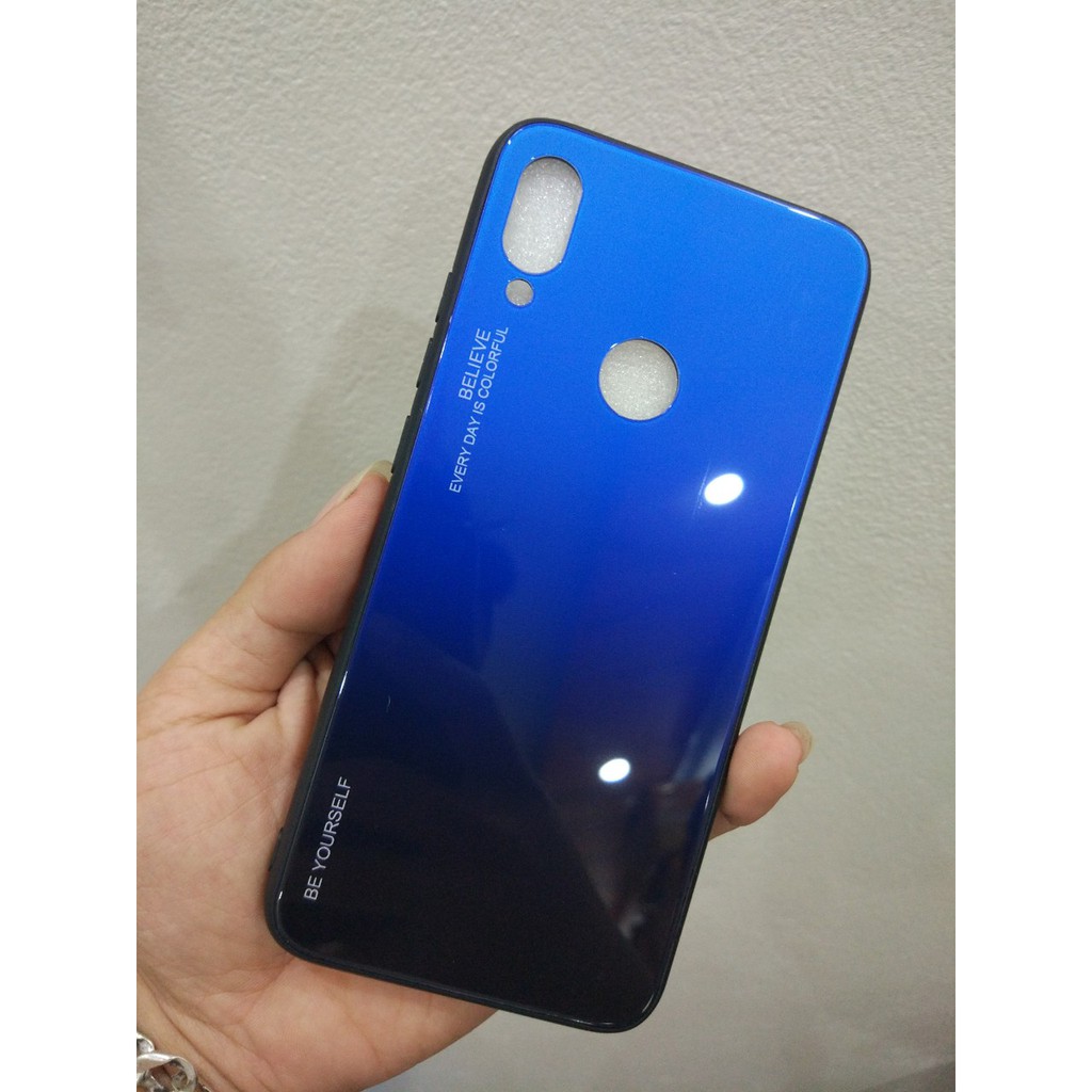 Ốp Lưng Mặt Kính cường lực Cho Xiaomi note 7 / note 7 pro