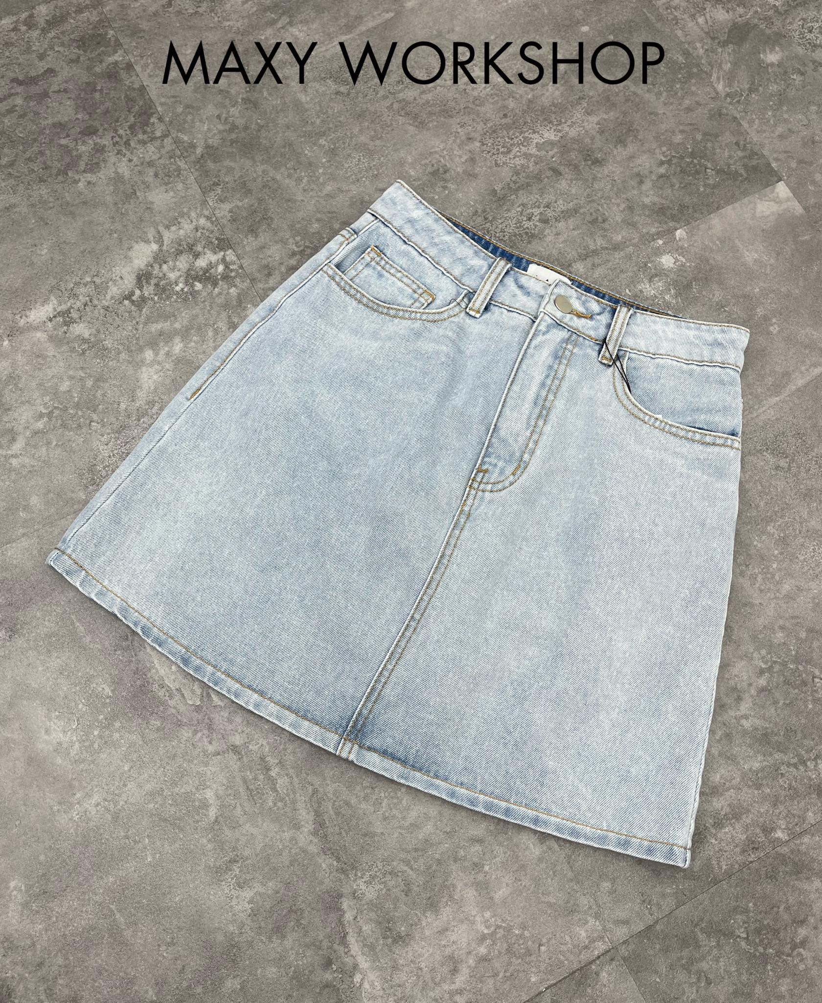 Quần váy nữ cá tính Jeans Skirt Maxy Workshop