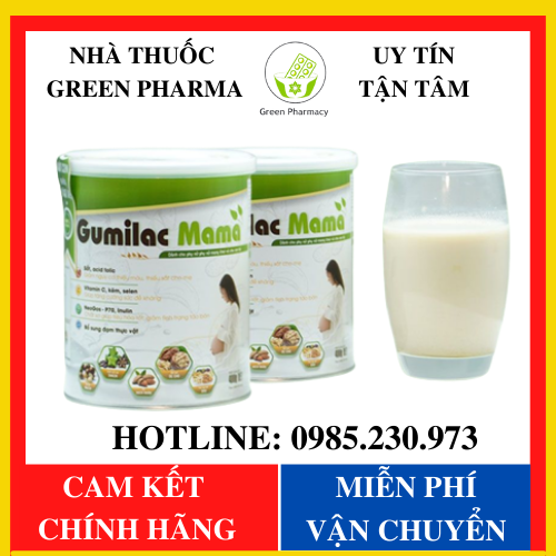 Sữa hạt Gumilac Mama - Dòng sữa hạt hữu cơ tự nhiên hỗ trợ tiểu đường thai kì cho các mẹ bầu - Green Pharma 1