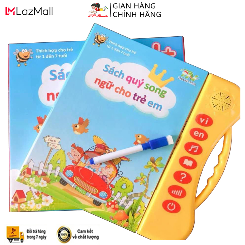 Sách Nói Điện Tử Song Ngữ Anh Việt cho Trẻ Em - Học Tiếng Anh - Toán