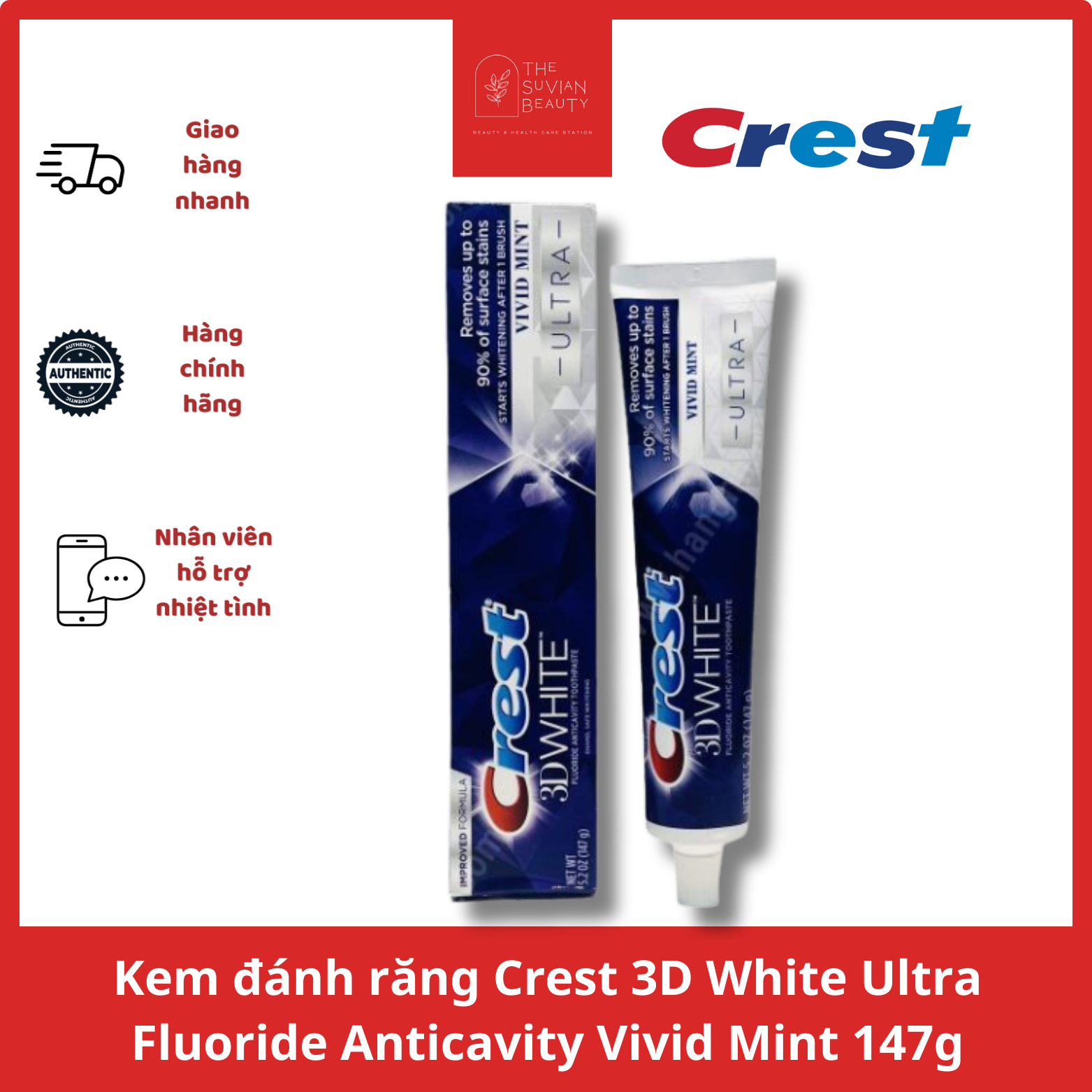 Crest 3D White Toothpaste - Multi Types