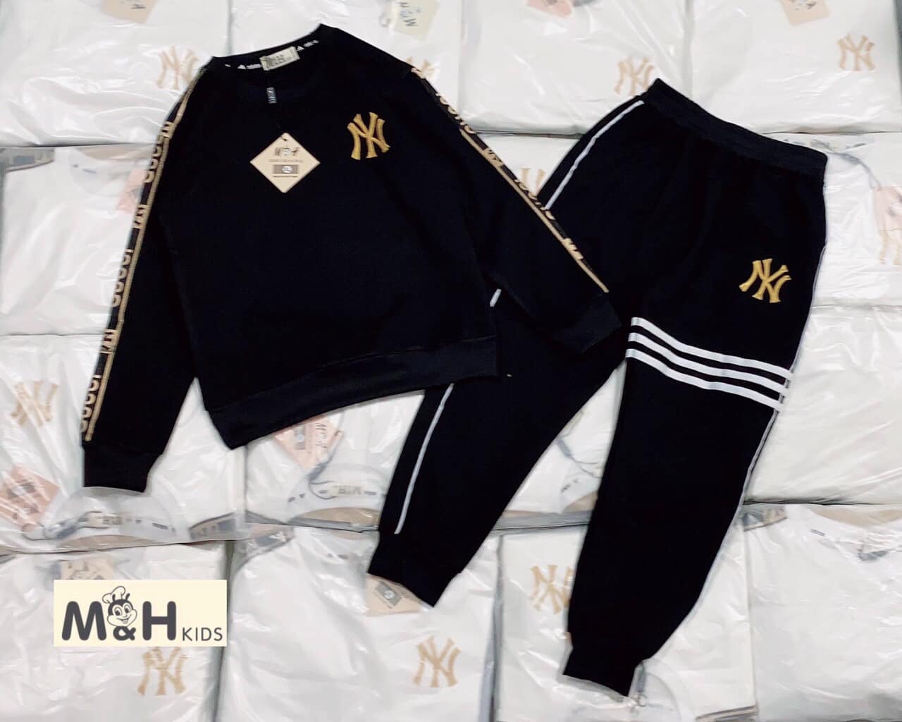 Sét đồ thể thao size đại cho bé trai size 30-55kg