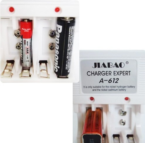 Bộ Sạc Pin Đa Năng Jiabao A612 (Sạc Pin 2A,3A, Pin 9V)