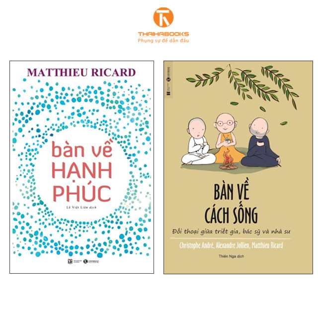 Sách - Combo Bàn về hạnh phúc + Bàn về cách sống - Thái Hà Books