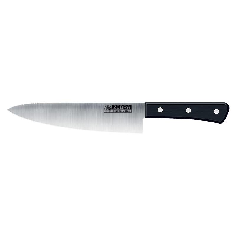 Dao Inox 304 Zebra Chef 8  Cao Cấp 100224 32cm
