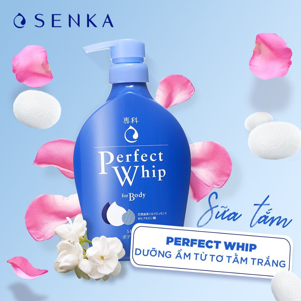 [HCM]Sữa tắm dưỡng ẩm Senka Perfect Bubble hương Linh Lan và Hoa Nhài 500ml
