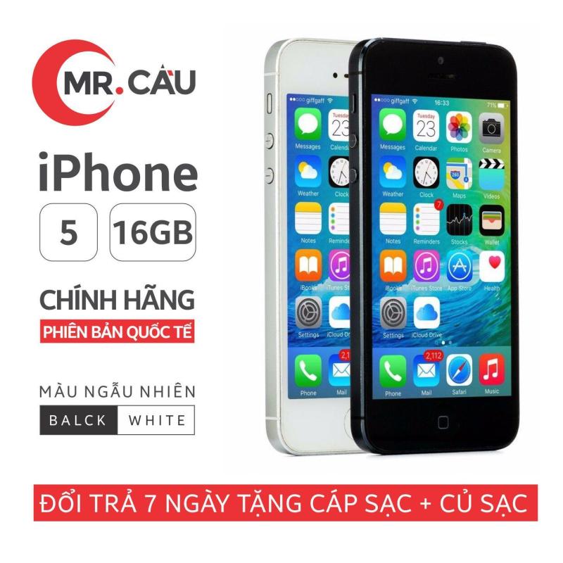 Điện thoại Apple iPhone 5 (16G -32G- 64G) Bản quốc tế - Full phụ kiện - Bảo hành 6 tháng - Đổi trả miễn phí tại nhà - Yên tâm mua sắm với Mr Cầu ( Điện thoại giá rẻ, điện thoại smartphone, Điện thoại thông minh)