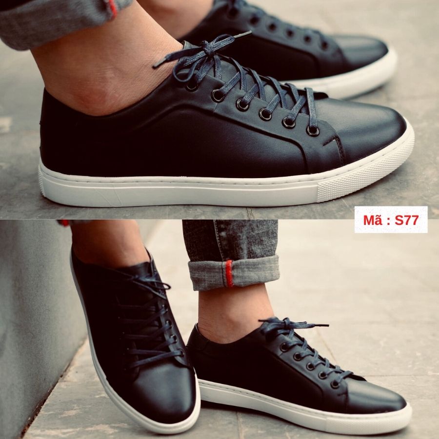 Giày Sneaker Da Bò Xịn Sò