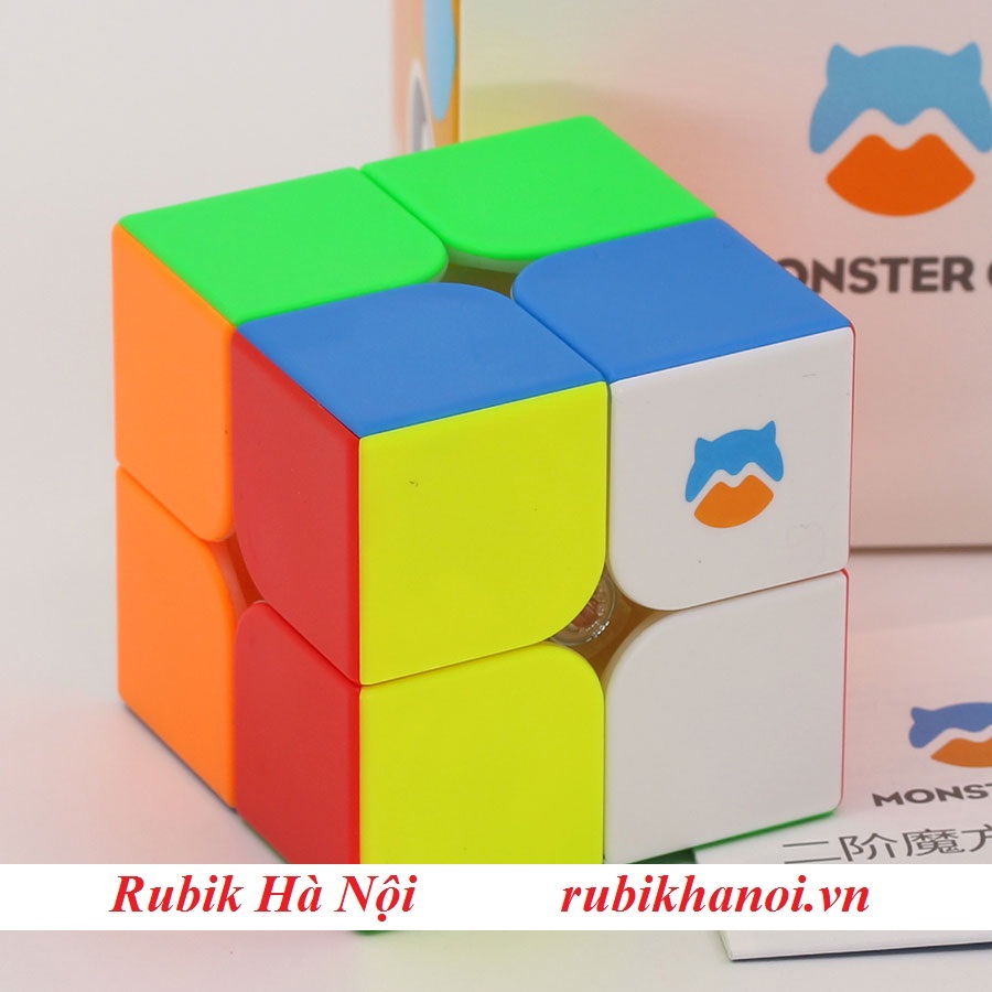 Rubik 2x2 Gan Monster Go Có Nam Châm Cao Cấp