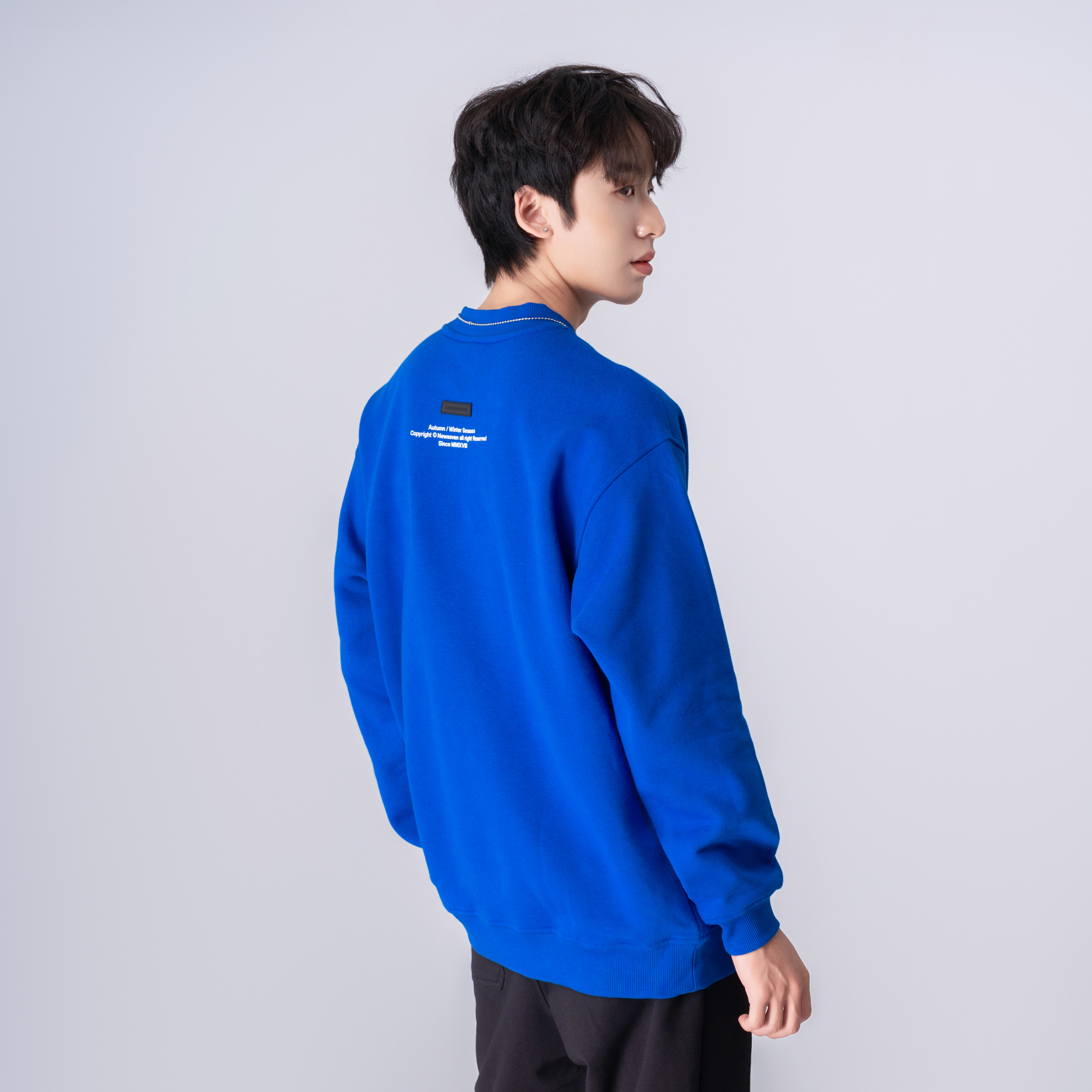 Áo Sweater NEWSEVEN Signature Basic