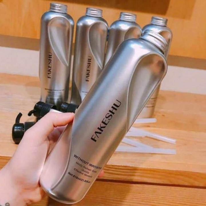 Hấp lụa tơ tằm fakeshu siêu mềm mượt tóc 618ml- nhật bản