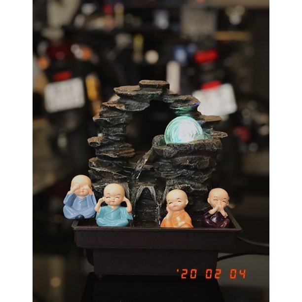 THÁC NƯỚC MINI ĐỂ BÀN – PHONG THUỶ LUÂN- BH 1 tháng