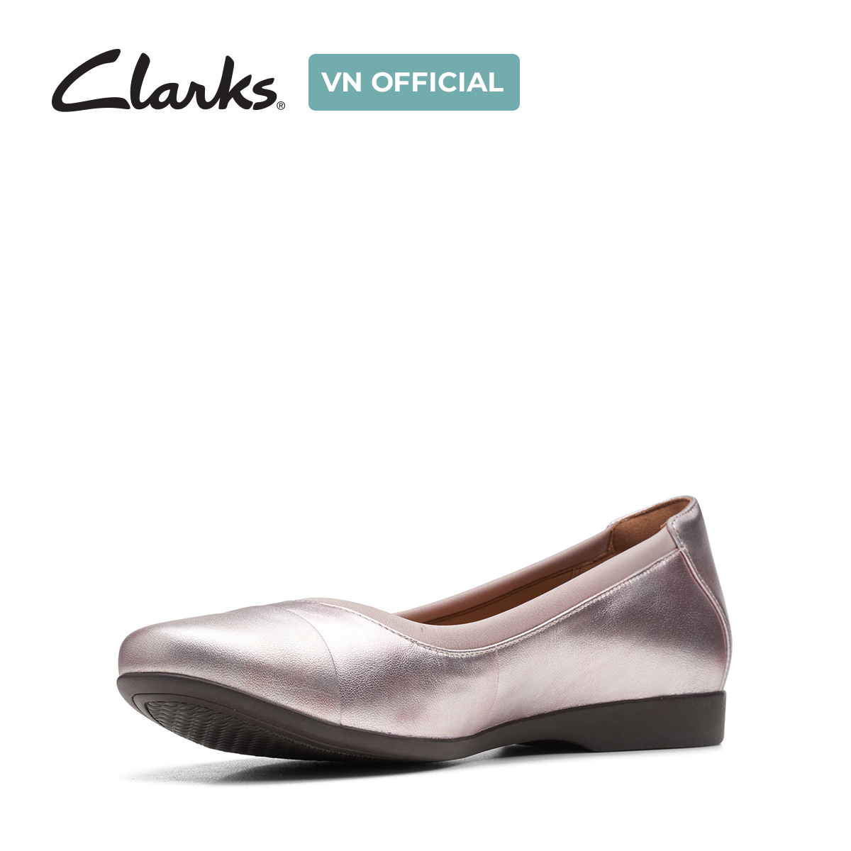 Giày Búp Bê Da Nữ Clarks - Un Darcey Cap2