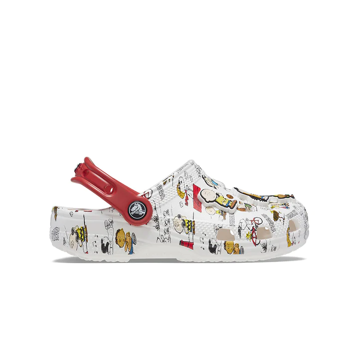 Giày Clog Trẻ Em Crocs Peanuts Classic - White