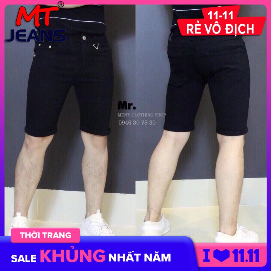 QUẦN SHOT NAM ĐEN CAO CẤP JS109