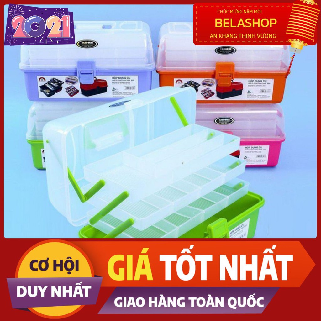 Hộp đựng dụng cụ đa năng Tashing Plastic 3 ngăn