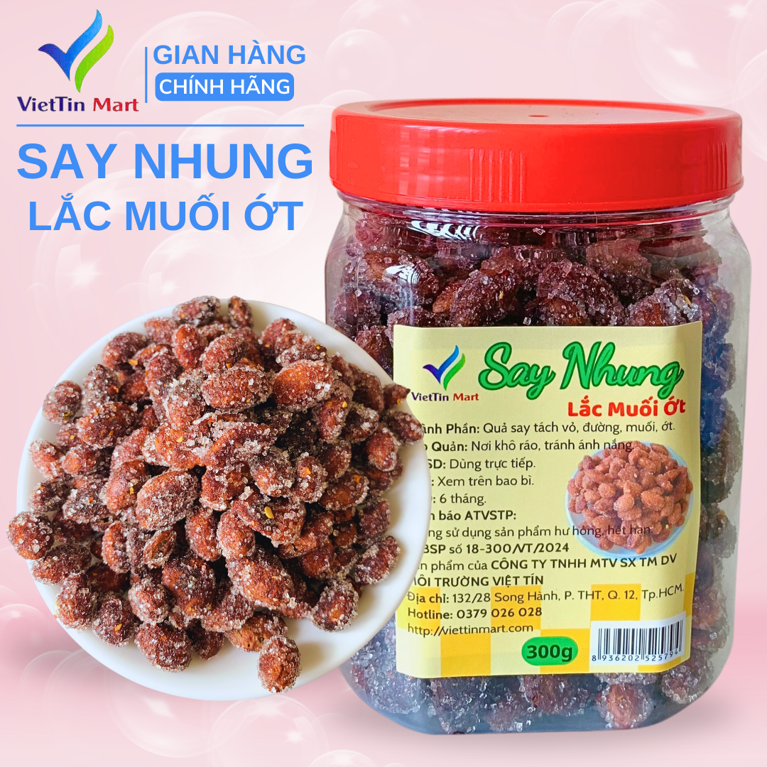 Say nhung lắc muối ớt 300g