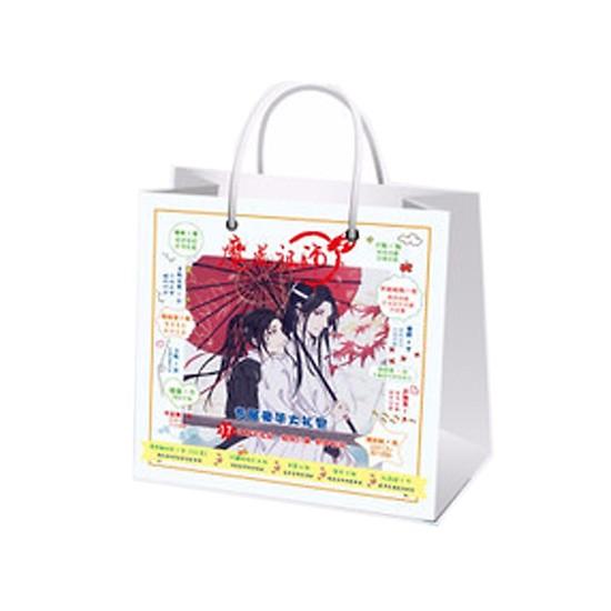 Túi quà Ma đạo tổ sư 13 món ver 2 có poster postcard bookmark banner huy hiệu thiếp ảnh dán album ảnh Trần Tình Lệnh Tiêu Chiên Vương Nhất Bác Lam Vong Cơ Ngụy Vô Tiện