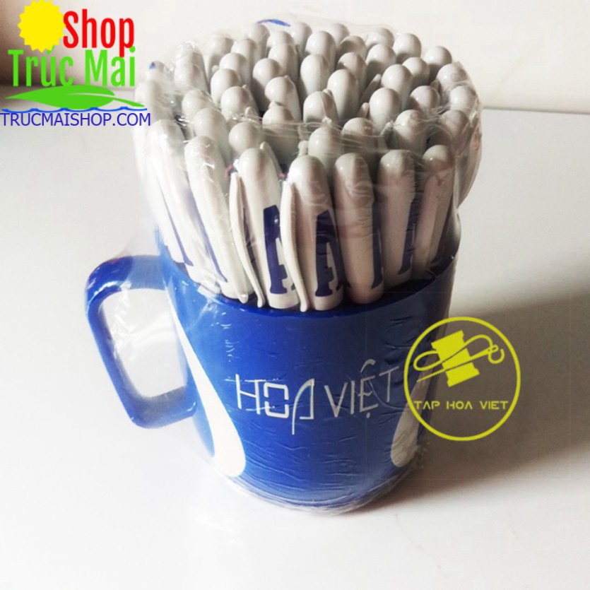 Cốc 48 bút chữ A Hoa Việt