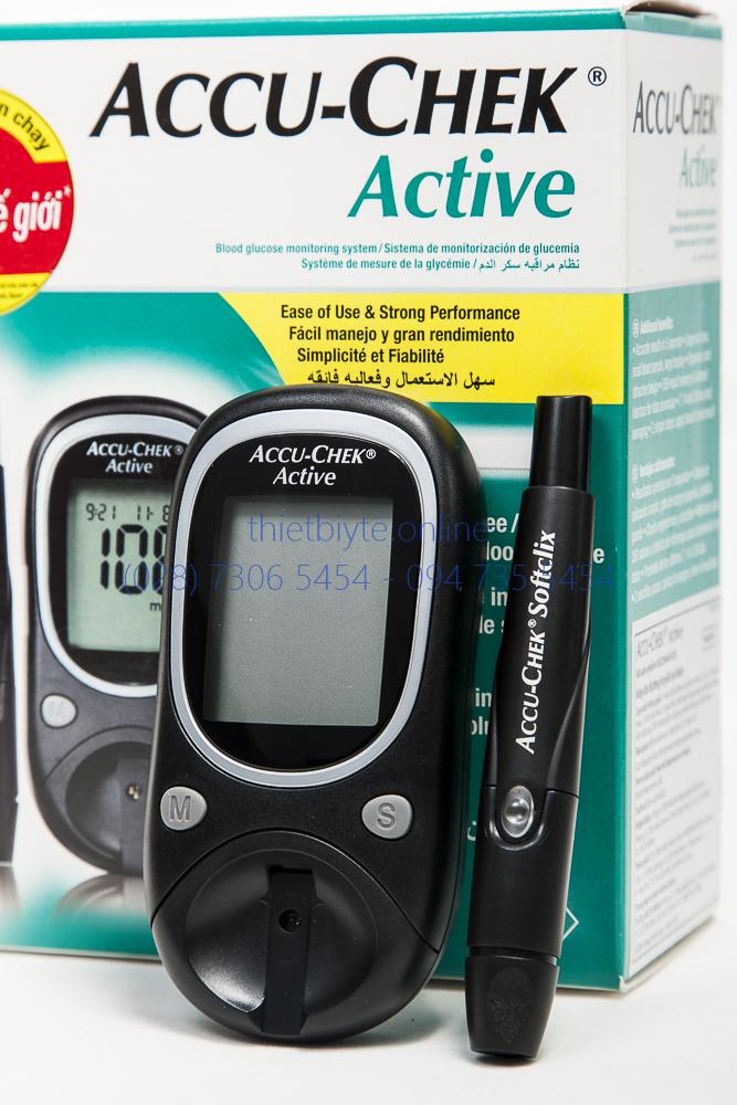 Máy đo đường huyết AccuChek Active GU (thế hệ mới)