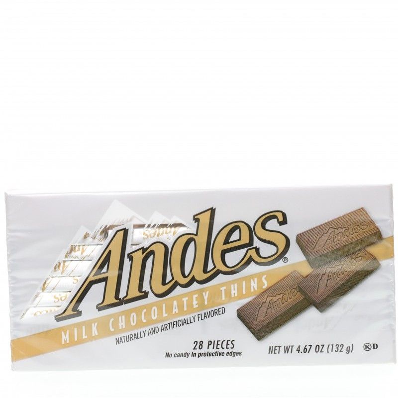 1 thùng kẹo socola sữa Andes 132g