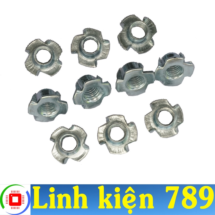 Ốc tán chấu bắt loa gỗ đai ốc bắt loa M8 ( 10 con )