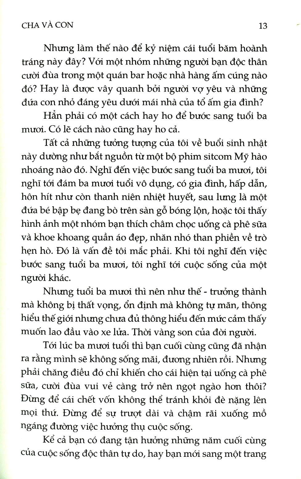 Cha Và Con (Tái Bản 2019)