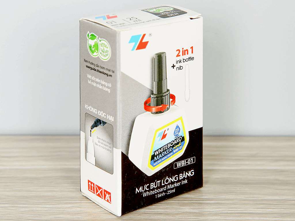 Mực bút lông bảng Thiên Long WBI-01 bình 25ml