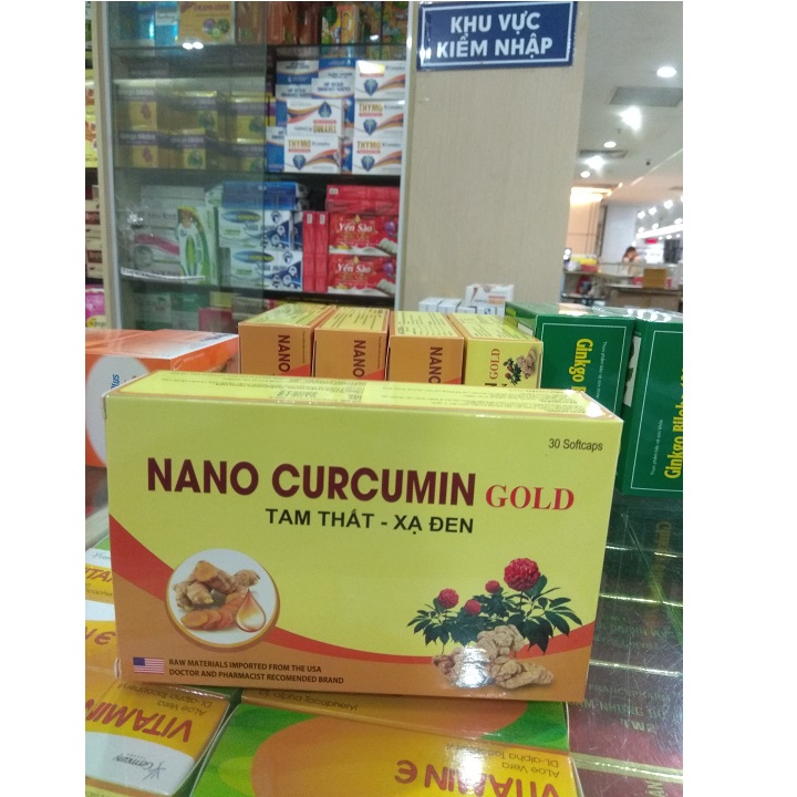 viên uống Nanocumin gold tam thất xạ đen -