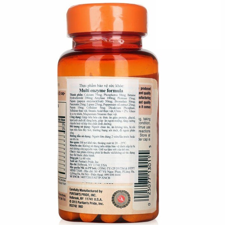 Puritan's Pride Super Strength Multi Enzyme - Puritan Shop