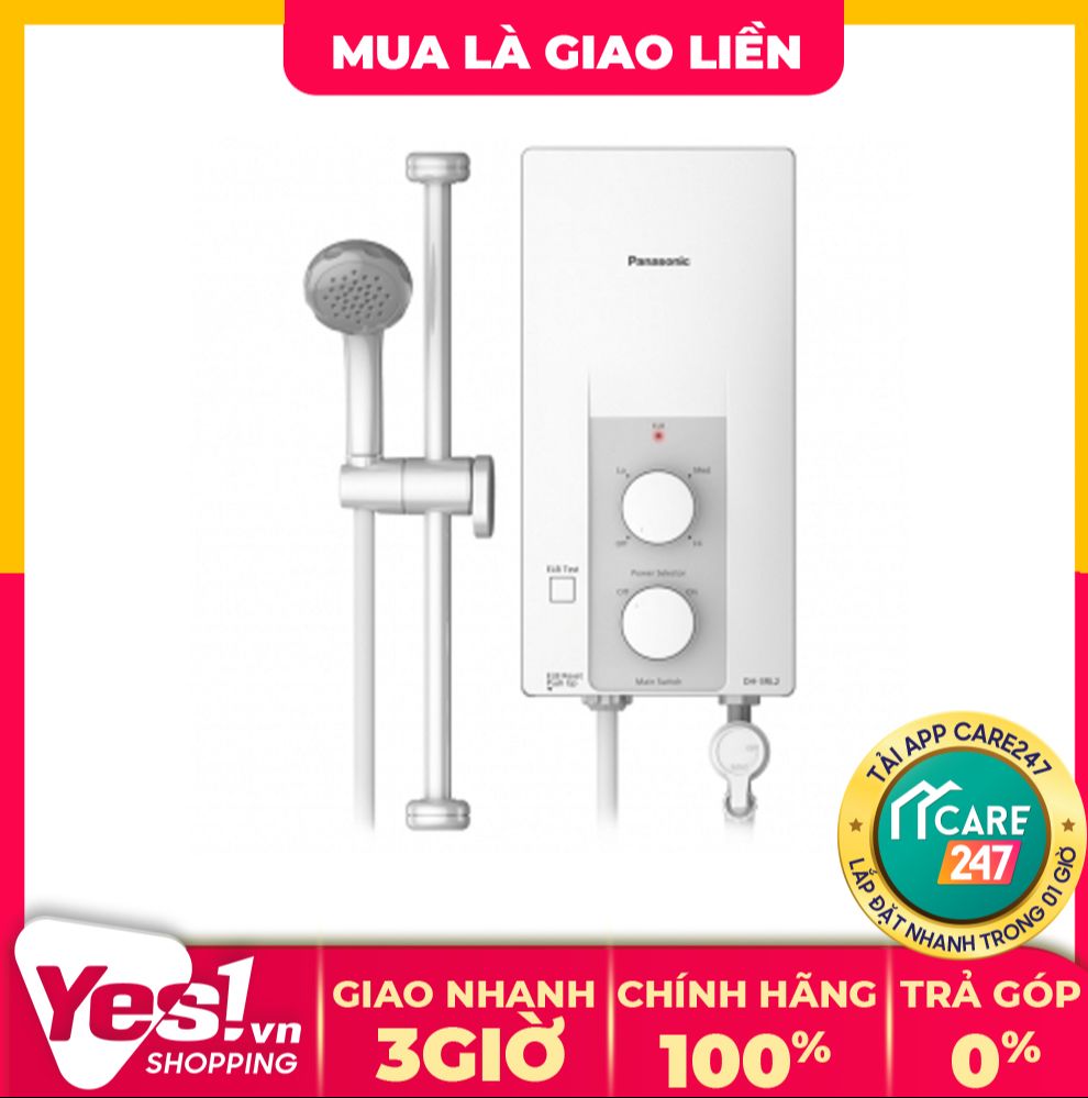 Máy nước nóng trực tiếp panasonic dh-4mp1vw 4500w - bảo hành chính hãng - voucher 10% tối đa 400k