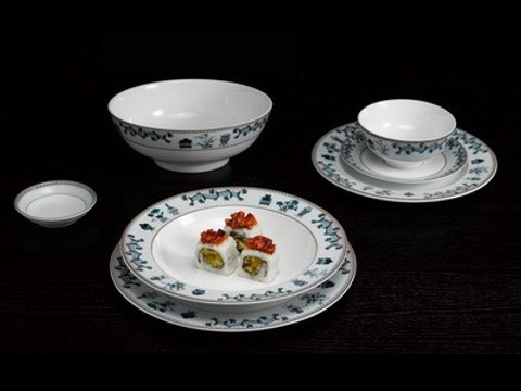 Set 5 Cup dot 9cm Jasmine quartet quarter (040919133) -high-grade ceramic intelligent long 1
