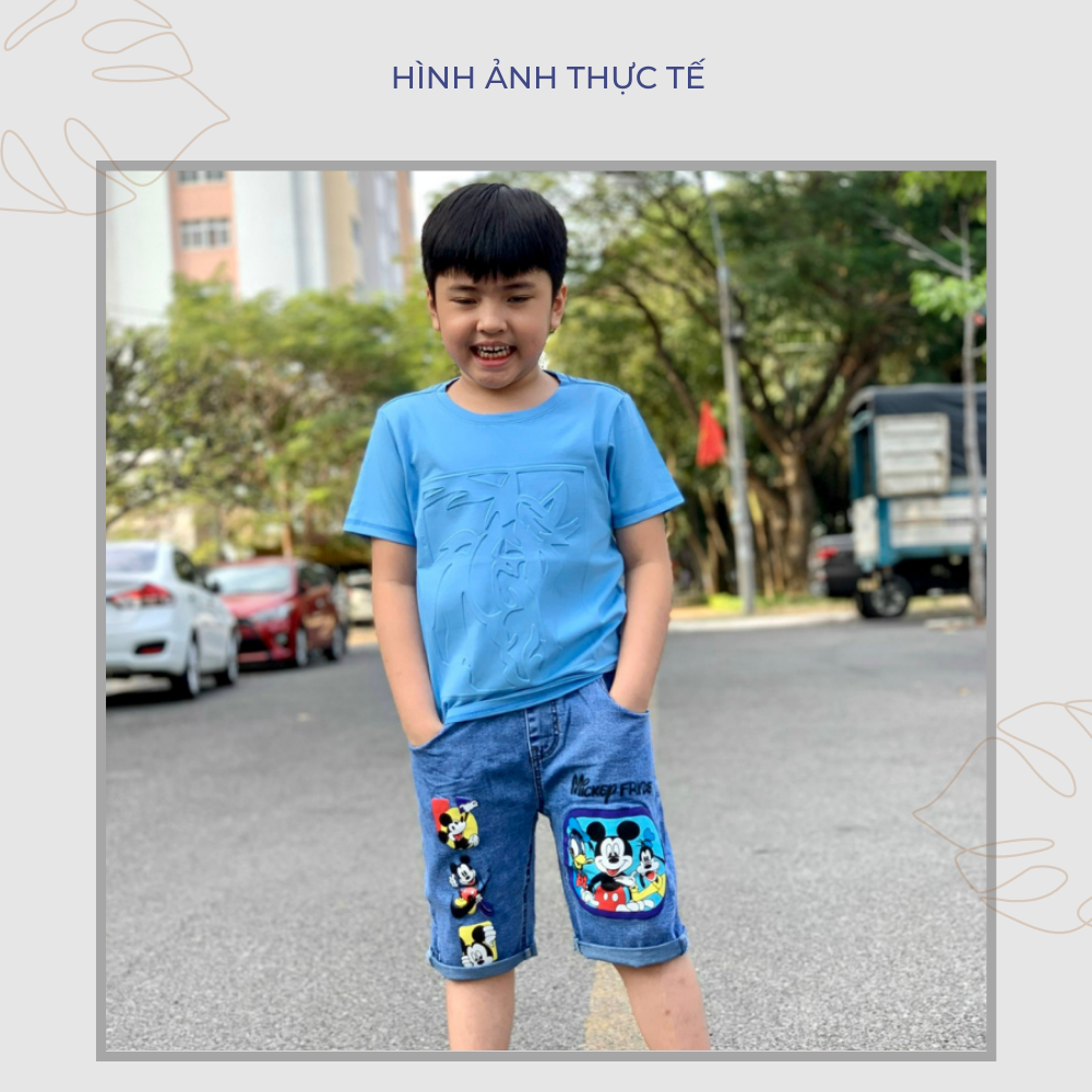 Quần jean bé trai,quần jean lững bé trai năng động thoải mái size đại| FREESHIP MAX - JJ Kids Fashion