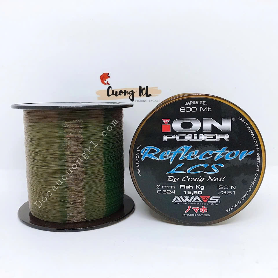 Cước câu cá Nhật Ion Reflector 600m
