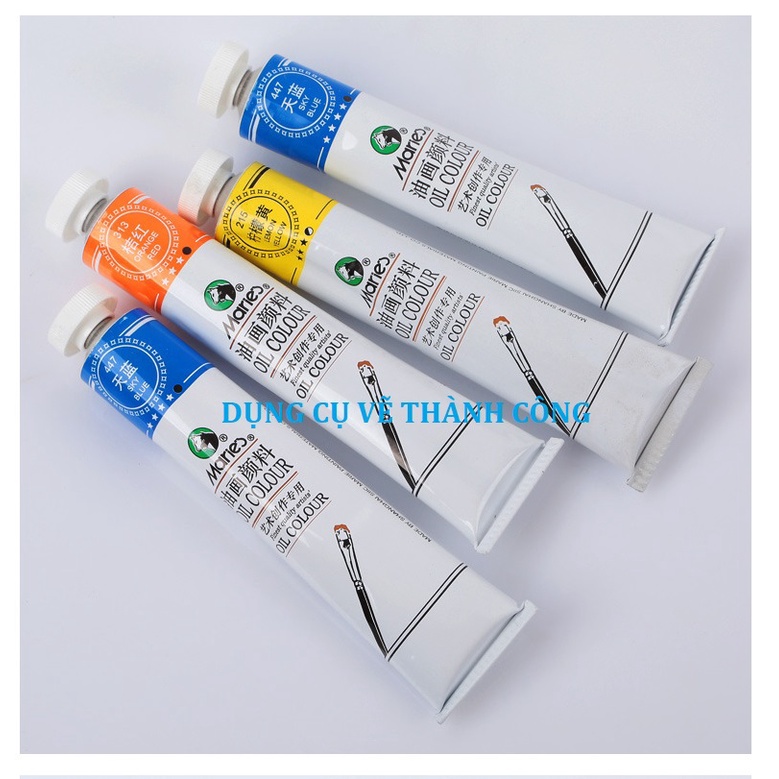 Màu Sơn Dầu Tuýp 50Ml Maries ( Bảng Màu 1 )