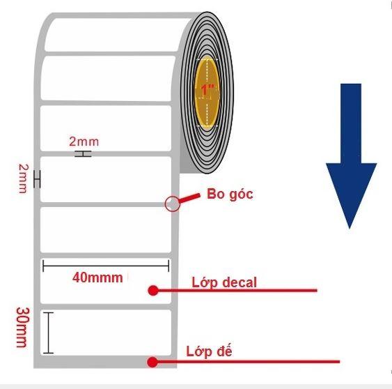 [HCM]Giấy in tem nhãn mã vạch khổ 30x40